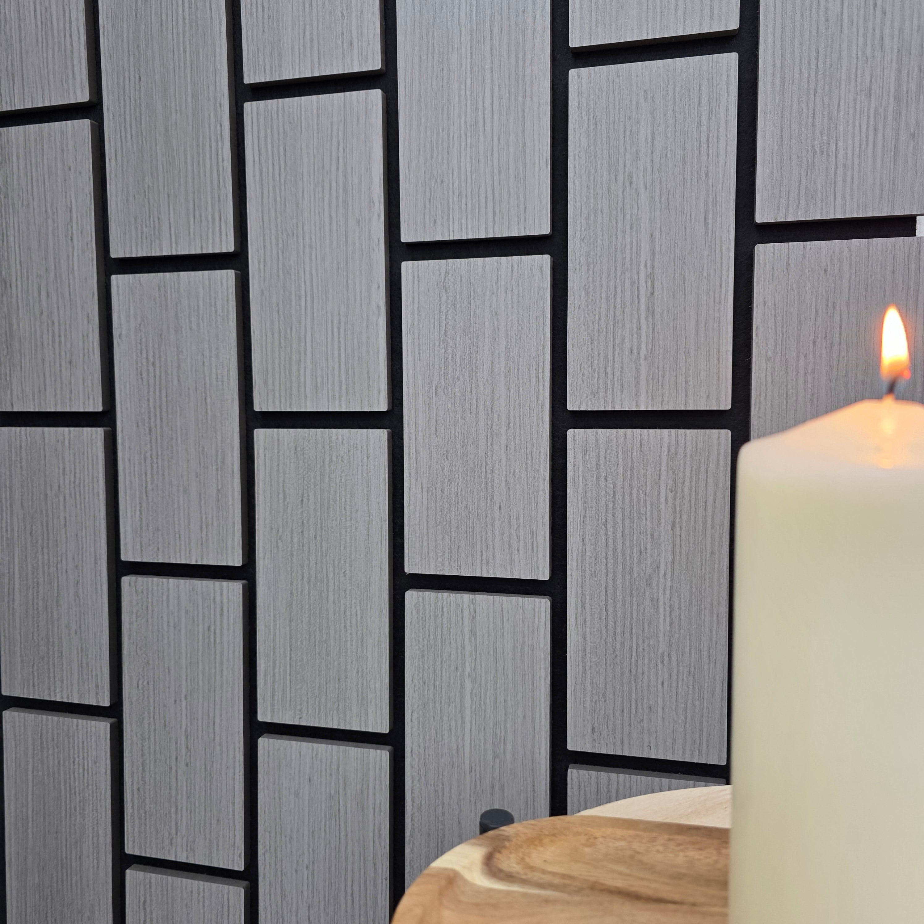 Acoustic Brick Effect Wall Panel 240cm x 60cm (Multiple Colours)