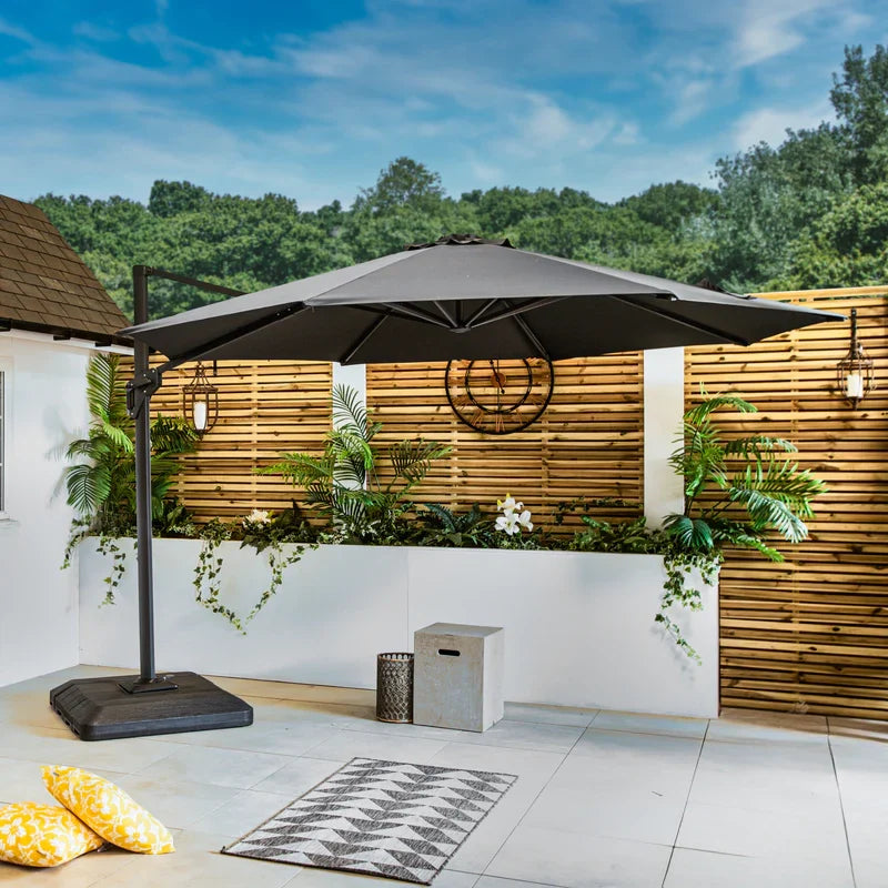 Dark Grey Premium Parasol 300cm