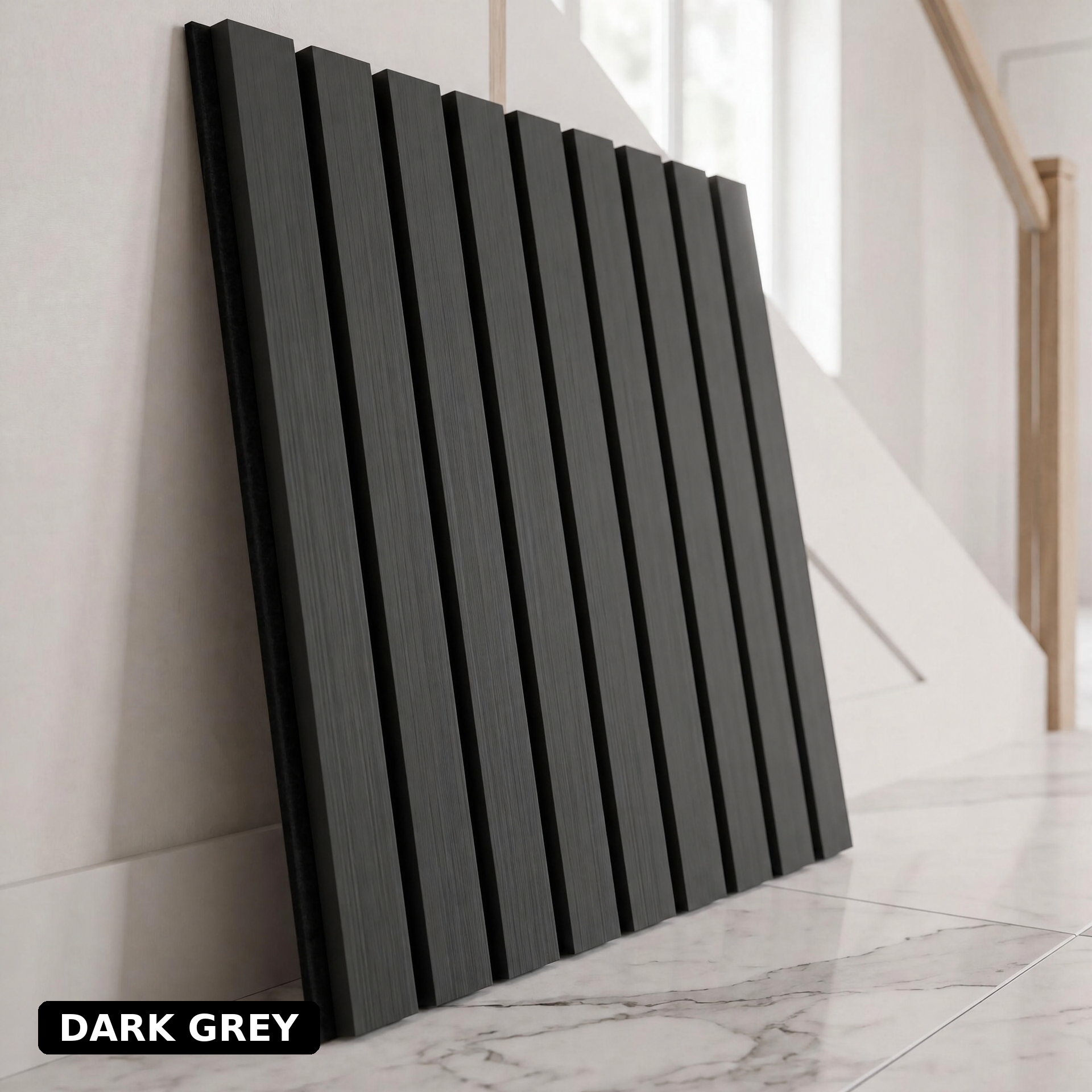 Premium Acoustic Slatted Wall Panel (Multiple Colours)