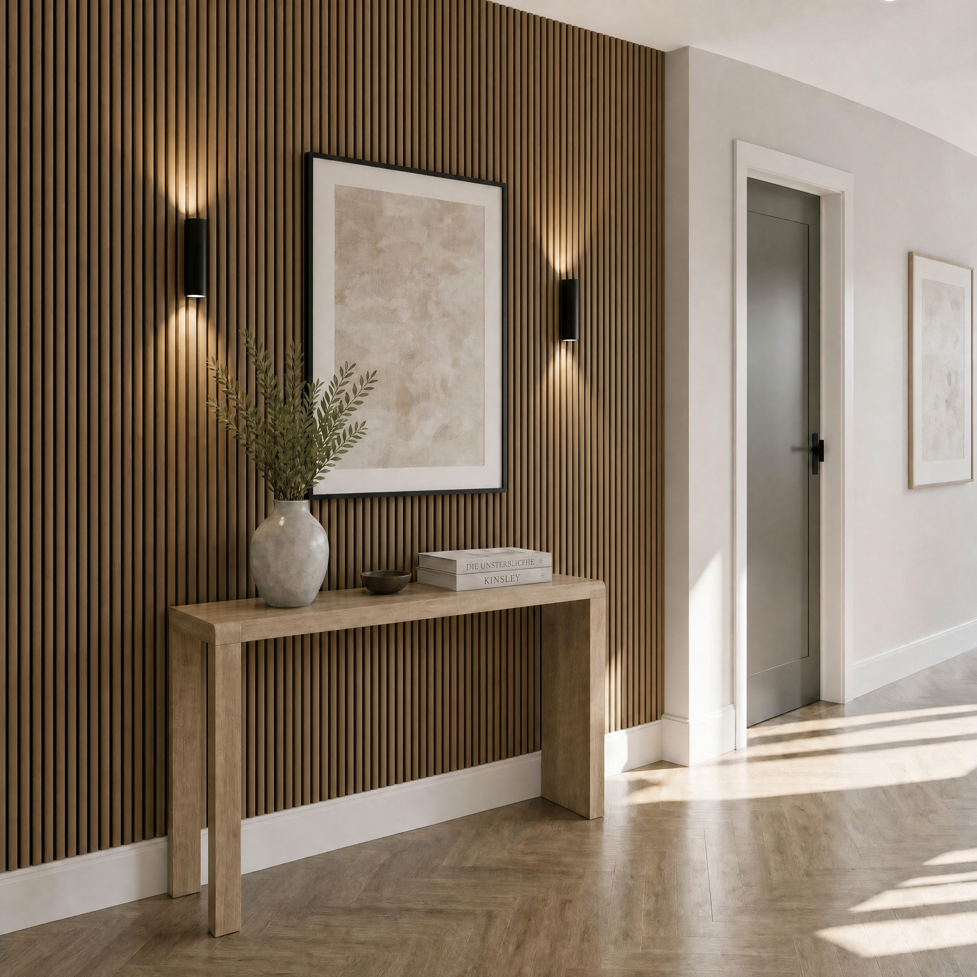 Premium Ribbed Acoustic Wall Panels - 240cm x 60cm