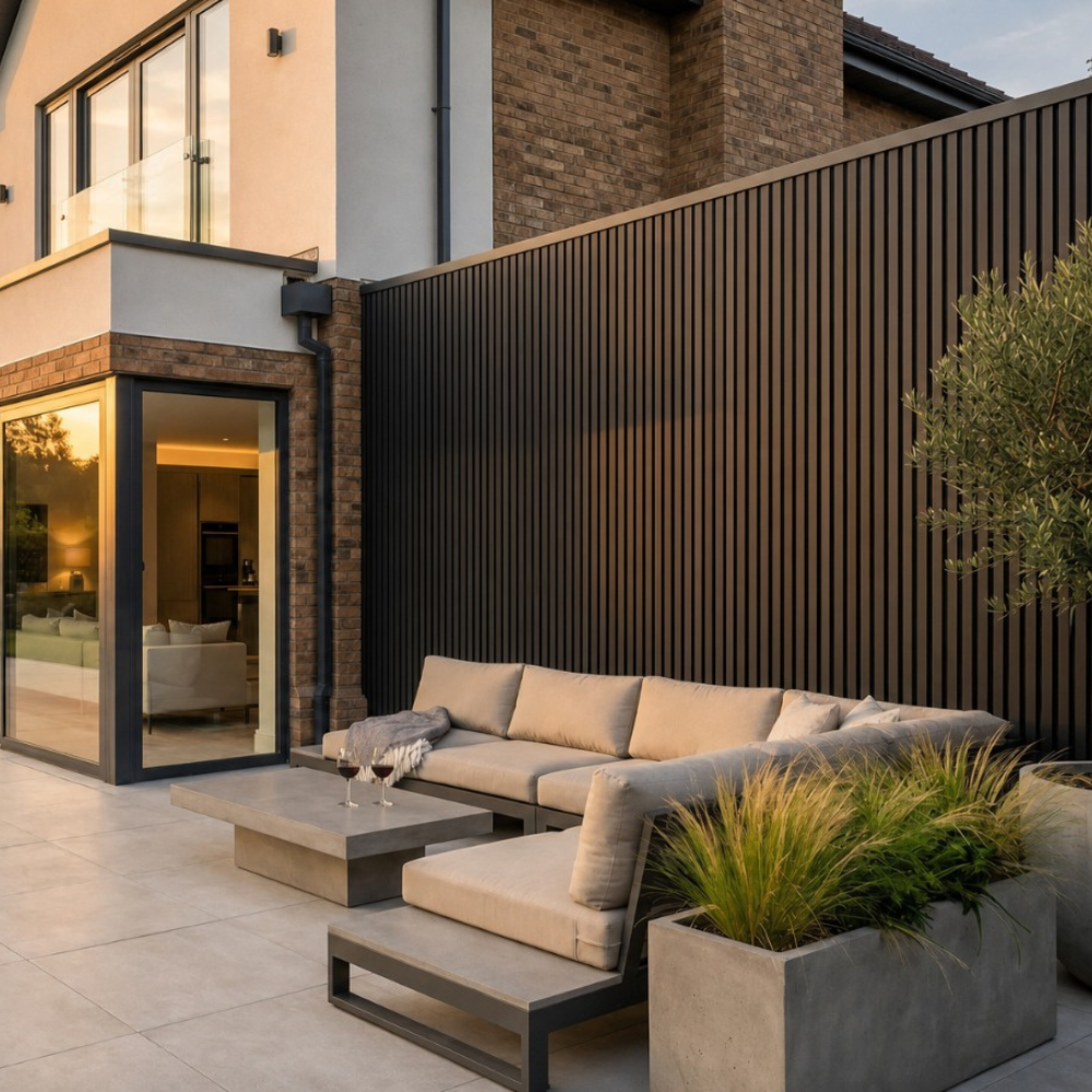 Exterior Seamless Outdoor Panels 2.4m × 2.4m (16 Panels Per Pack) Multiple Colours