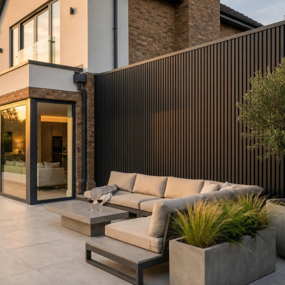 Exterior Seamless Outdoor Panel 240cm × 15cm (Individual Panel) Multiple Colours