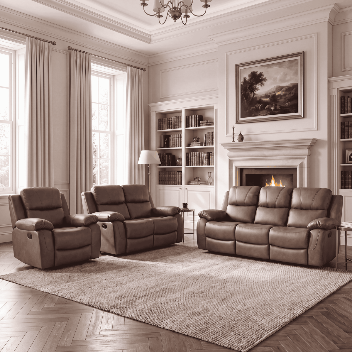 Belgravia Luxury Recliner Sofa Collection (Delivery Included)