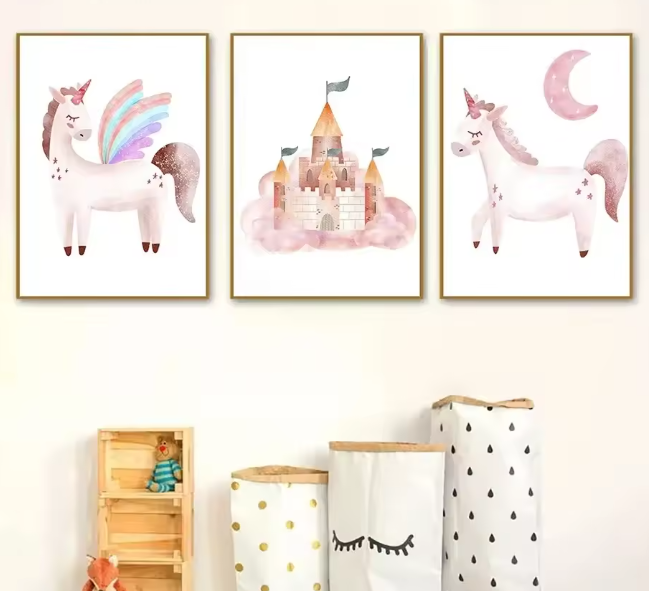 Premium Wall Art - Dreamland Delights: Whimsical Art for Little Hearts (Multiple Sizes Available