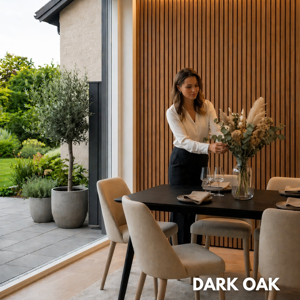 Premium Acoustic Slatted Wall Panel (Multiple Colours)