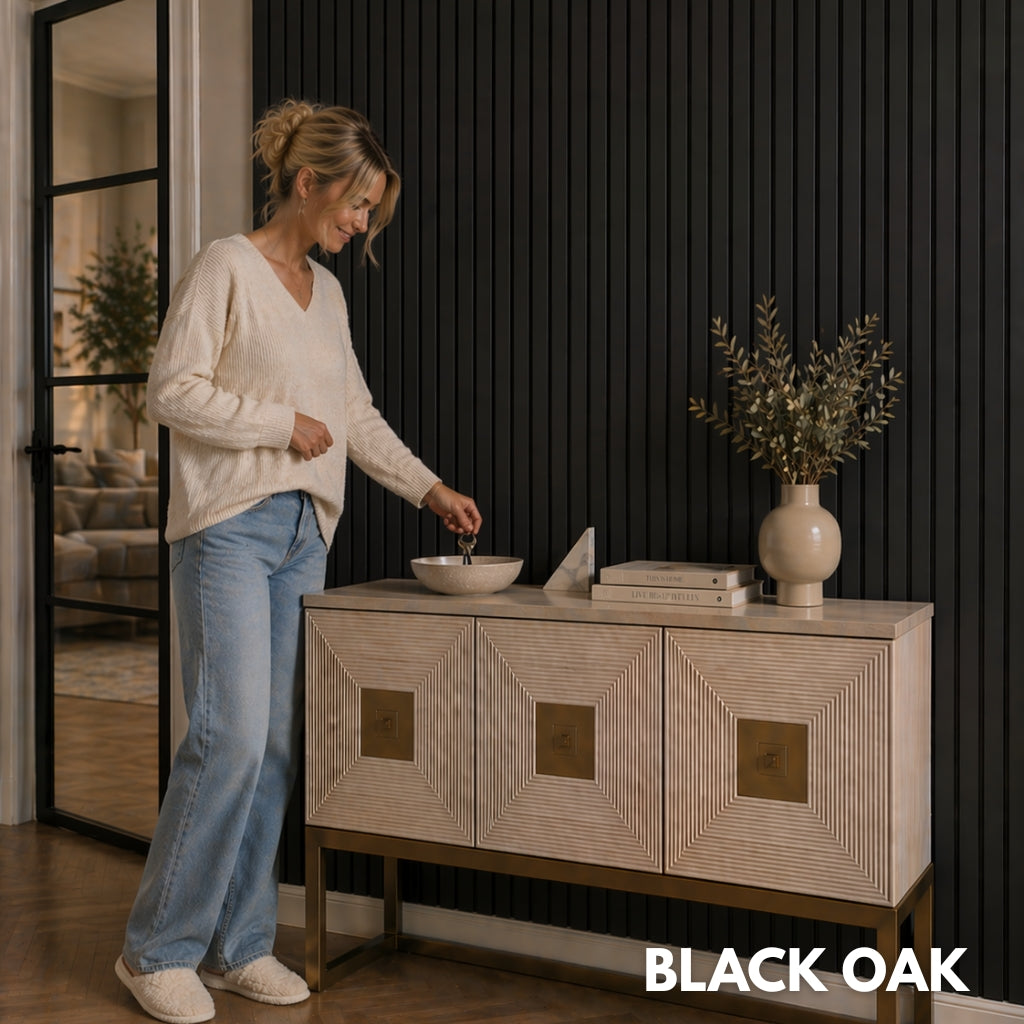 Premium Acoustic Wall Panels - Black