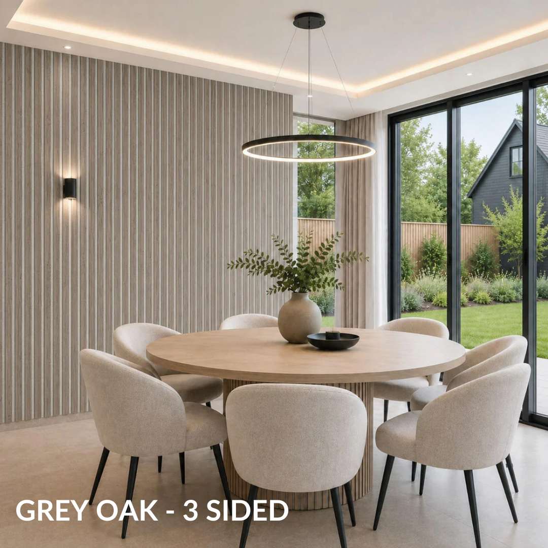 Premium Acoustic Slatted Wall Panel (Multiple Colours)