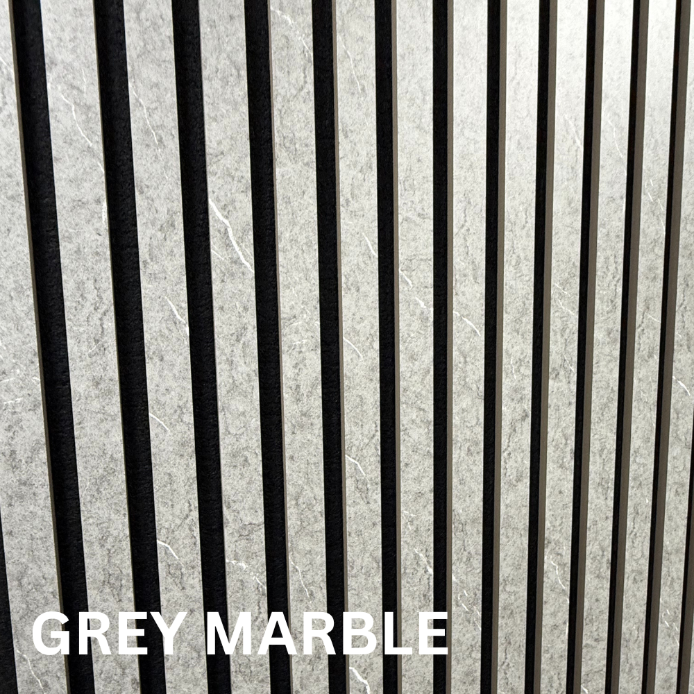 Premium Acoustic Slatted Wall Panel (Multiple Colours)