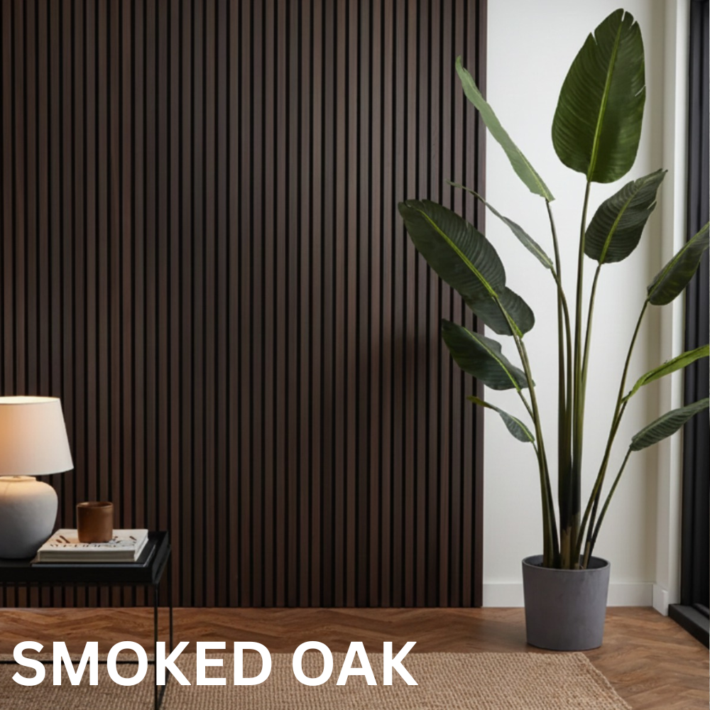 Premium Acoustic Slatted Wall Panel (Multiple Colours)