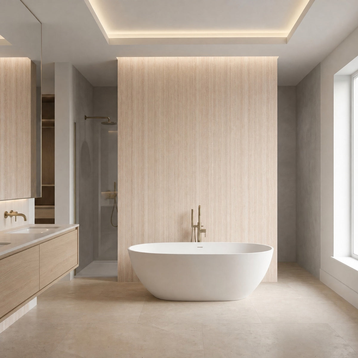 Flexible Stone Wall Panels – 3m × 0.6m – Multiple Colours - Indoor & Outdoor