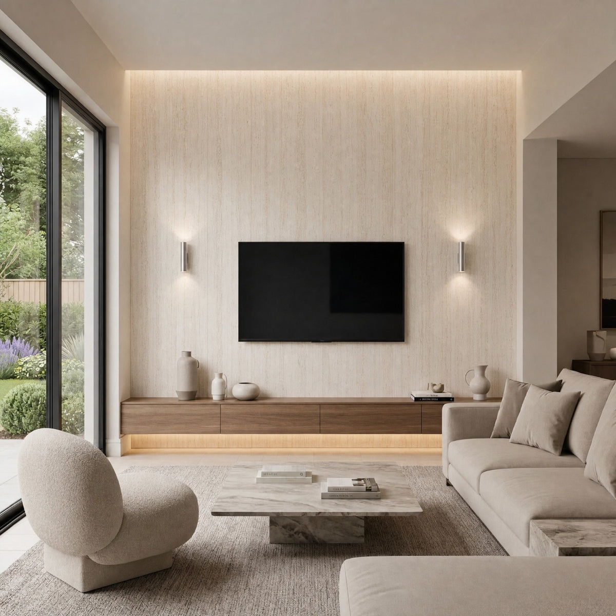 Flexible Stone Wall Panels – 3m × 0.6m – Multiple Colours - Indoor & Outdoor