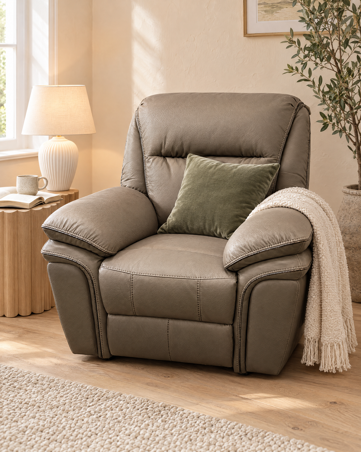Kensington Luxury Recliner Sofas – 3, 2 & 1 Seater | Multiple Colours