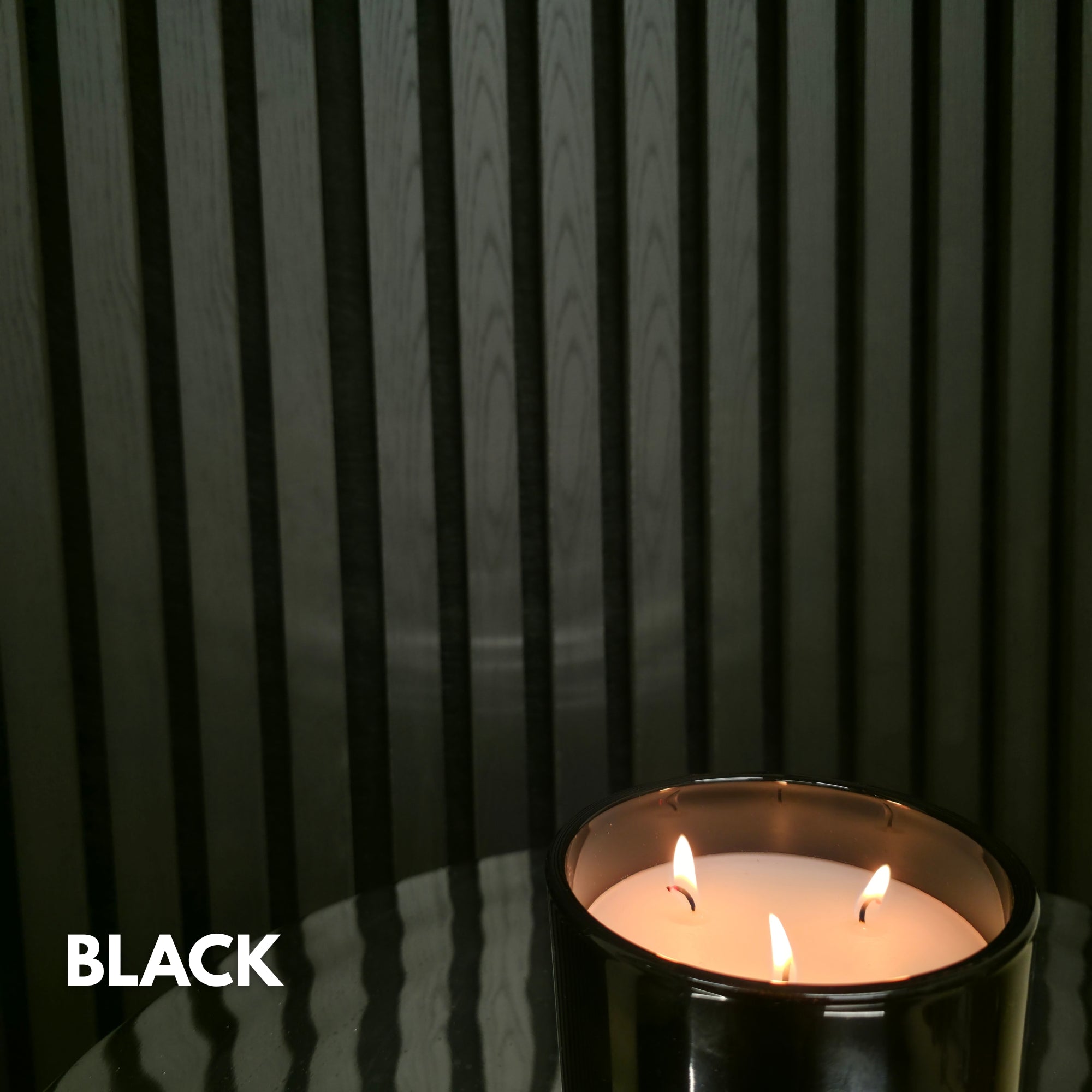 240cm x 60cm Acoustic Slatted Wall Panel (Multiple Colours)