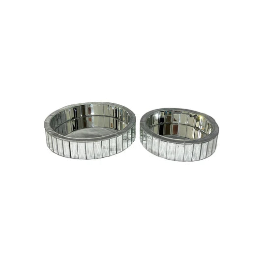 Mirror Luxe: Modern Rectangular Mirrored Trays