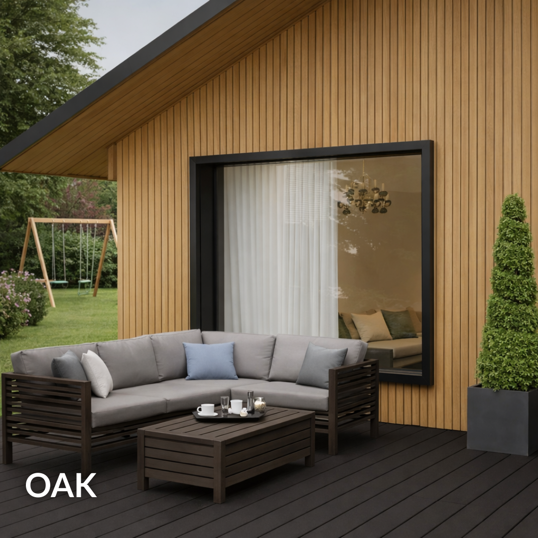 Outdoor Wall Panels - 240cm x 15cm (Range of Colours)