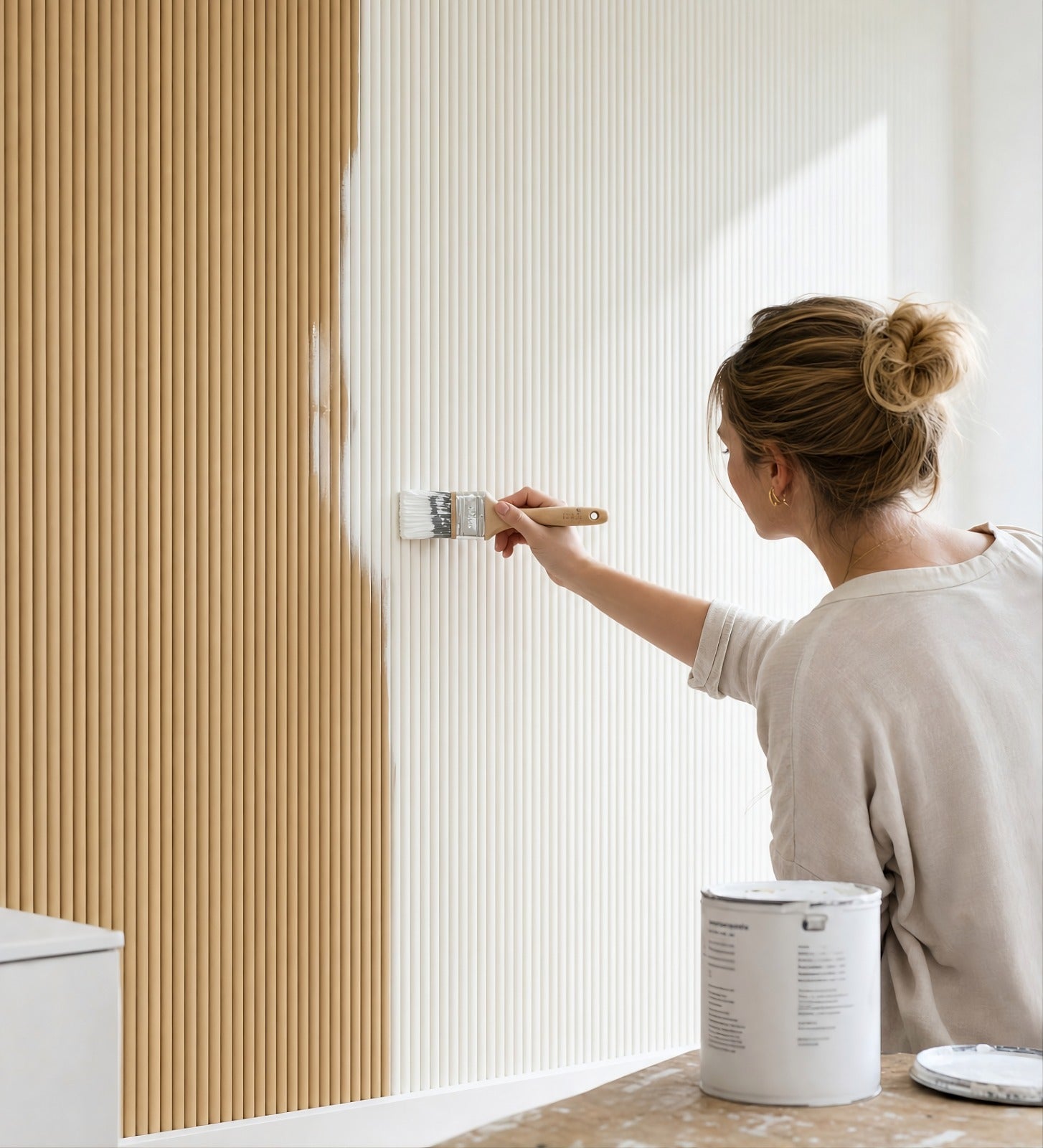Mini Ribbed Paintable MDF