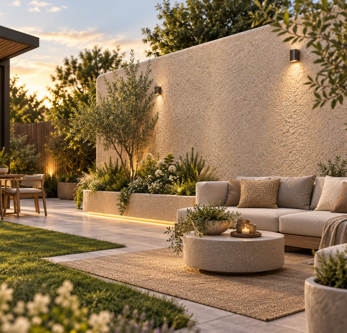 Premium Flexible Concrete Effect Wall Panels - 120cm × 60cm – Indoor & Outdoor
