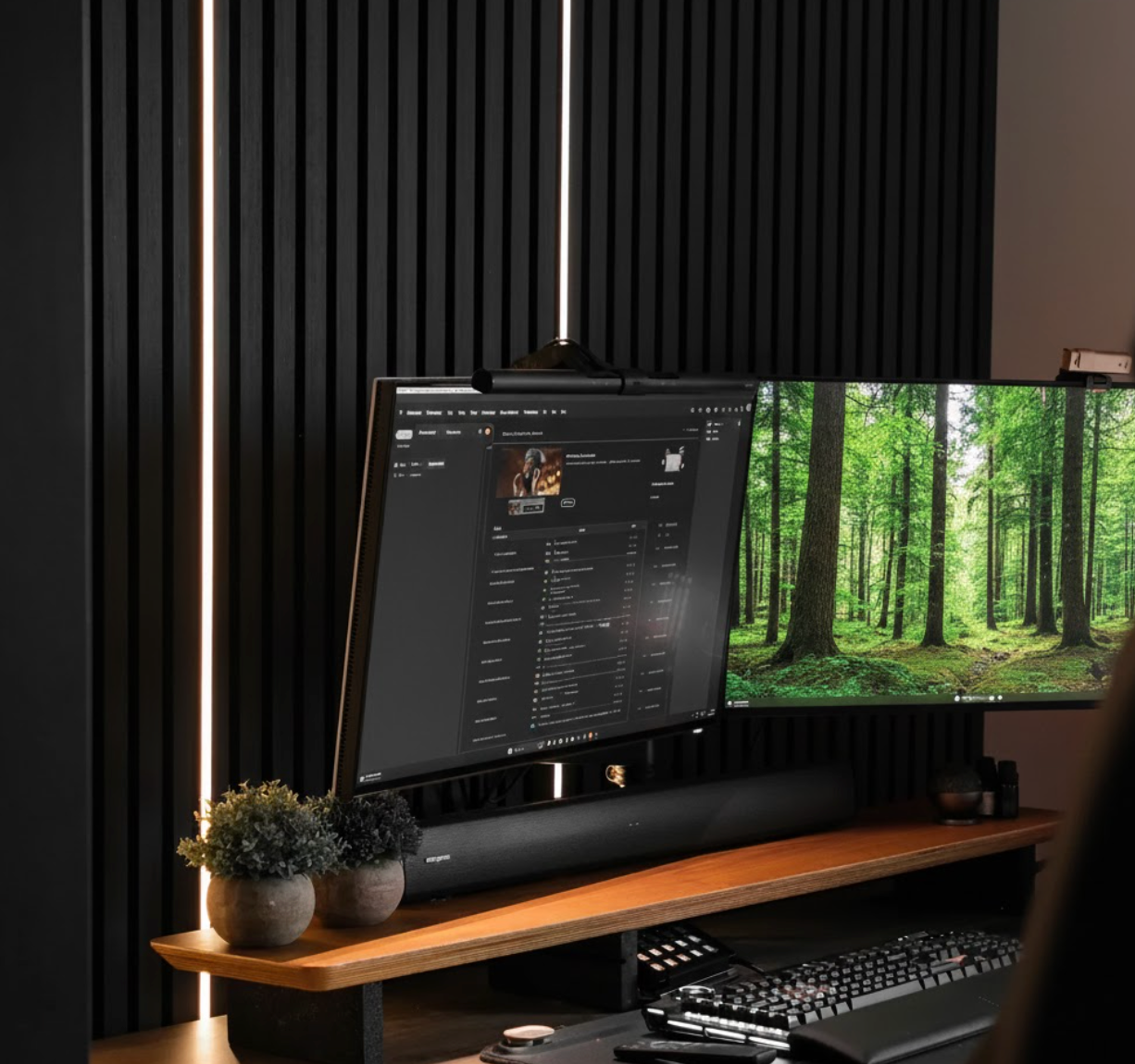 Premium Acoustic Wall Panels - Black