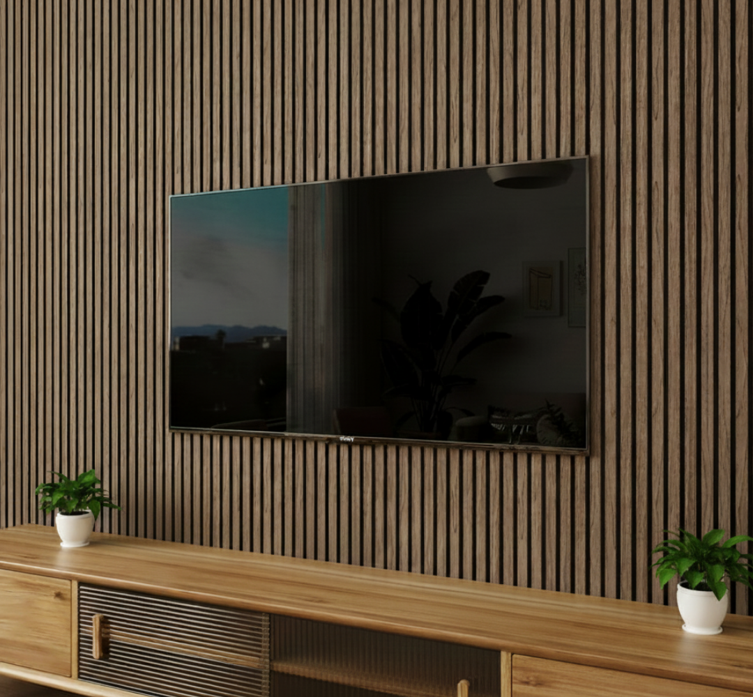 Premium Acoustic Wall Panels - Walnut
