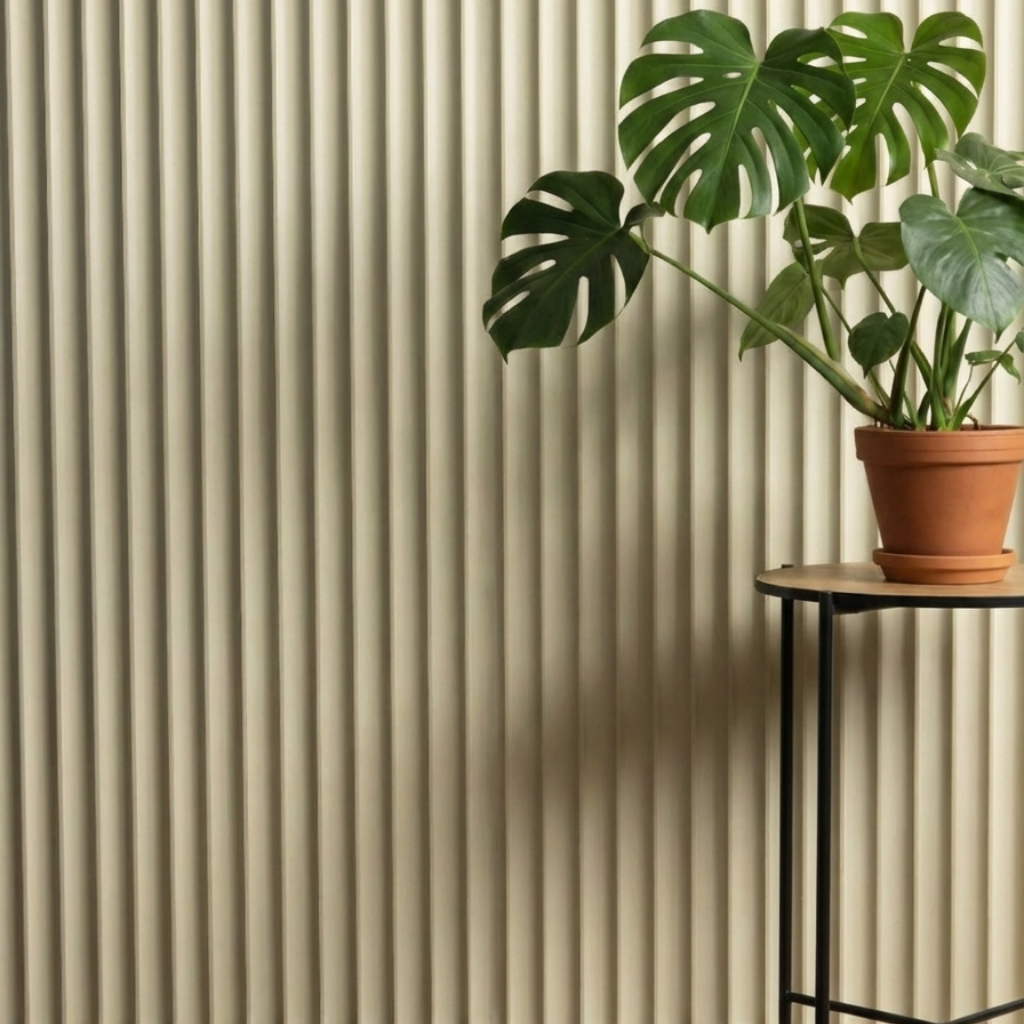Paintable MDF Fluted Wall Panel - 240cm x 60cm
