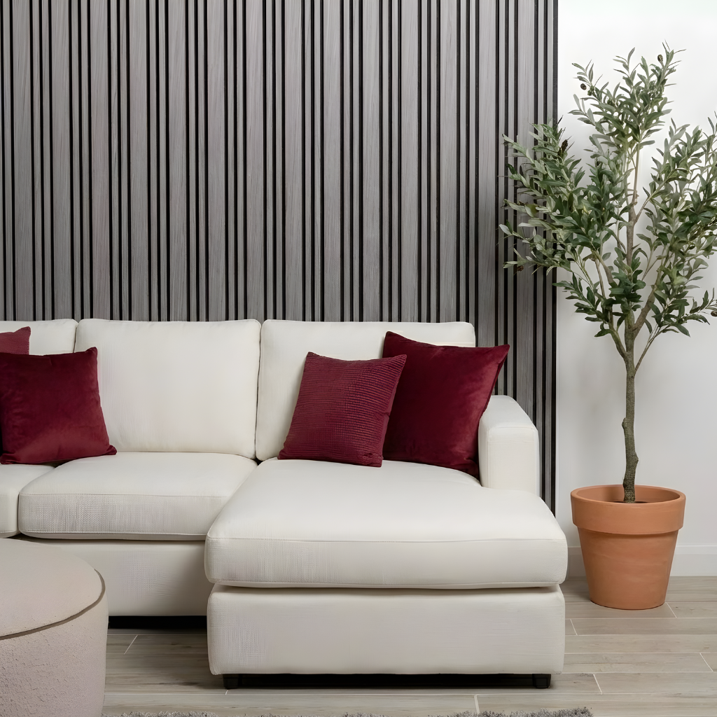 Acoustic Multi Width Panel - 240cm x 60cm (Light Grey)