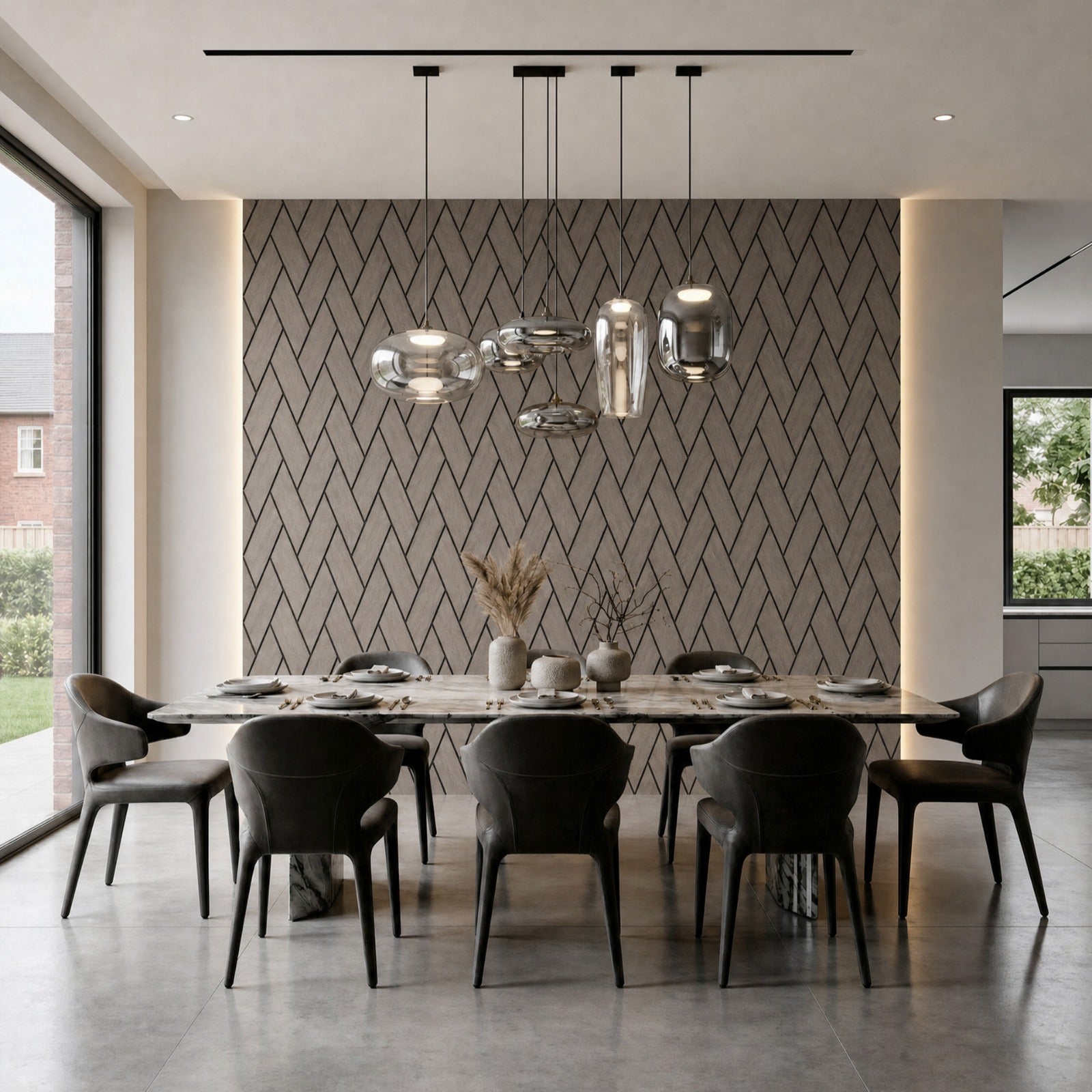 Arrow Acoustic Panels - 240cm x 60cm (Multiple Colours)