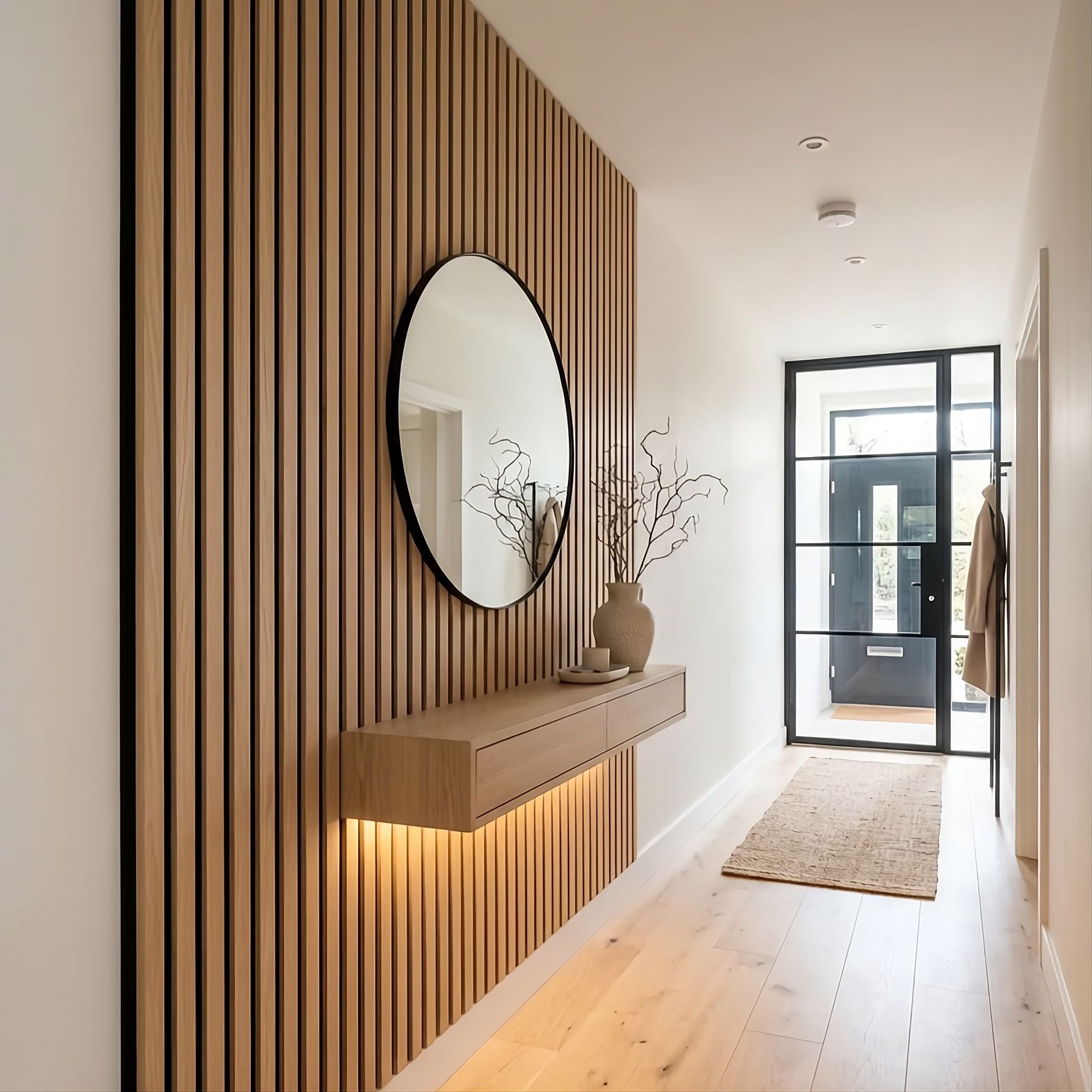 Premium 3-Sided Wall Panels - 240cm x 60cm (Multiple Colours)