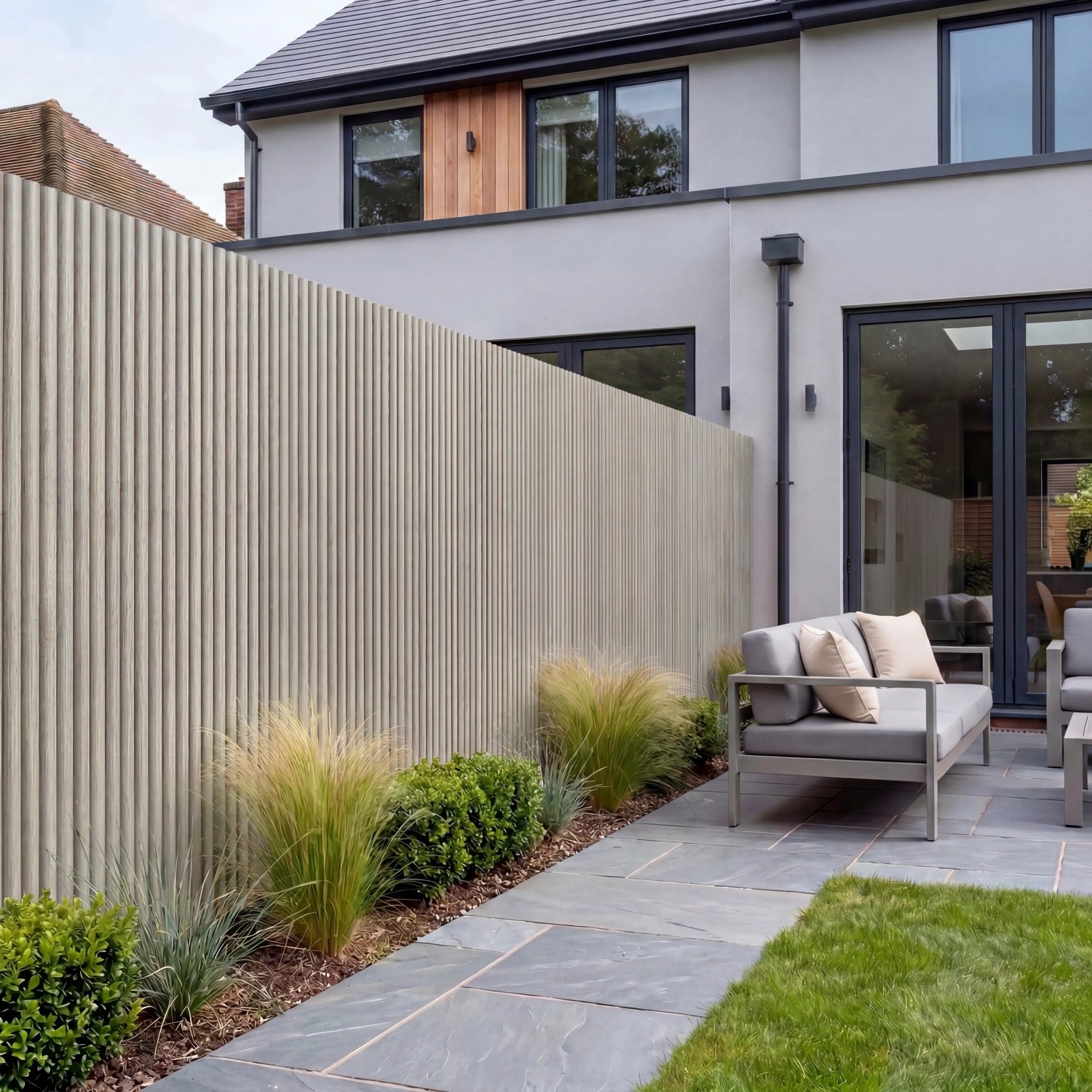 Outdoor Fluted Panels (Multiple Colours)