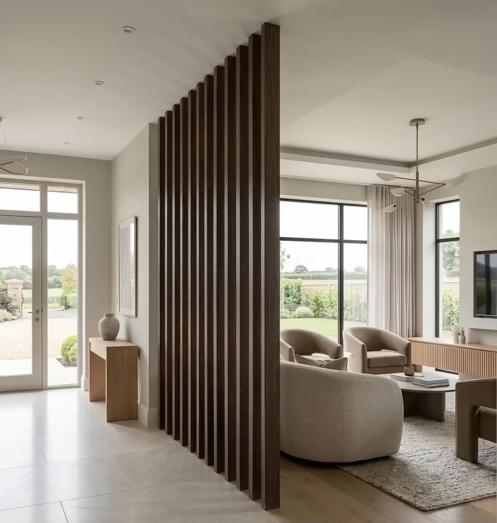 Slatted Room Divider - 280cm (Multiple Colours)