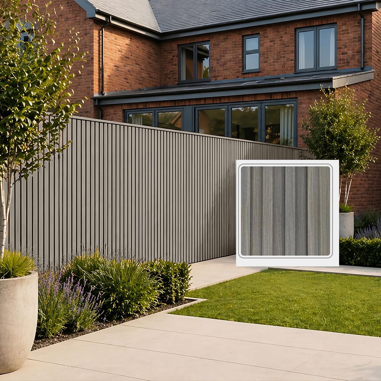 Exterior Seamless Outdoor Panels 2.4m × 2.4m (16 Panels Per Pack) Multiple Colours