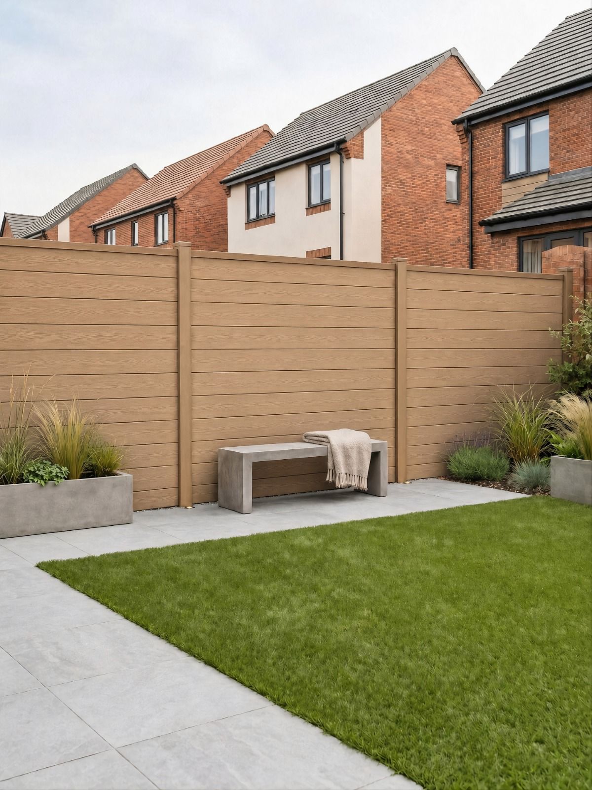 Composite Fence 180cm x 180cm (Posts Included)
