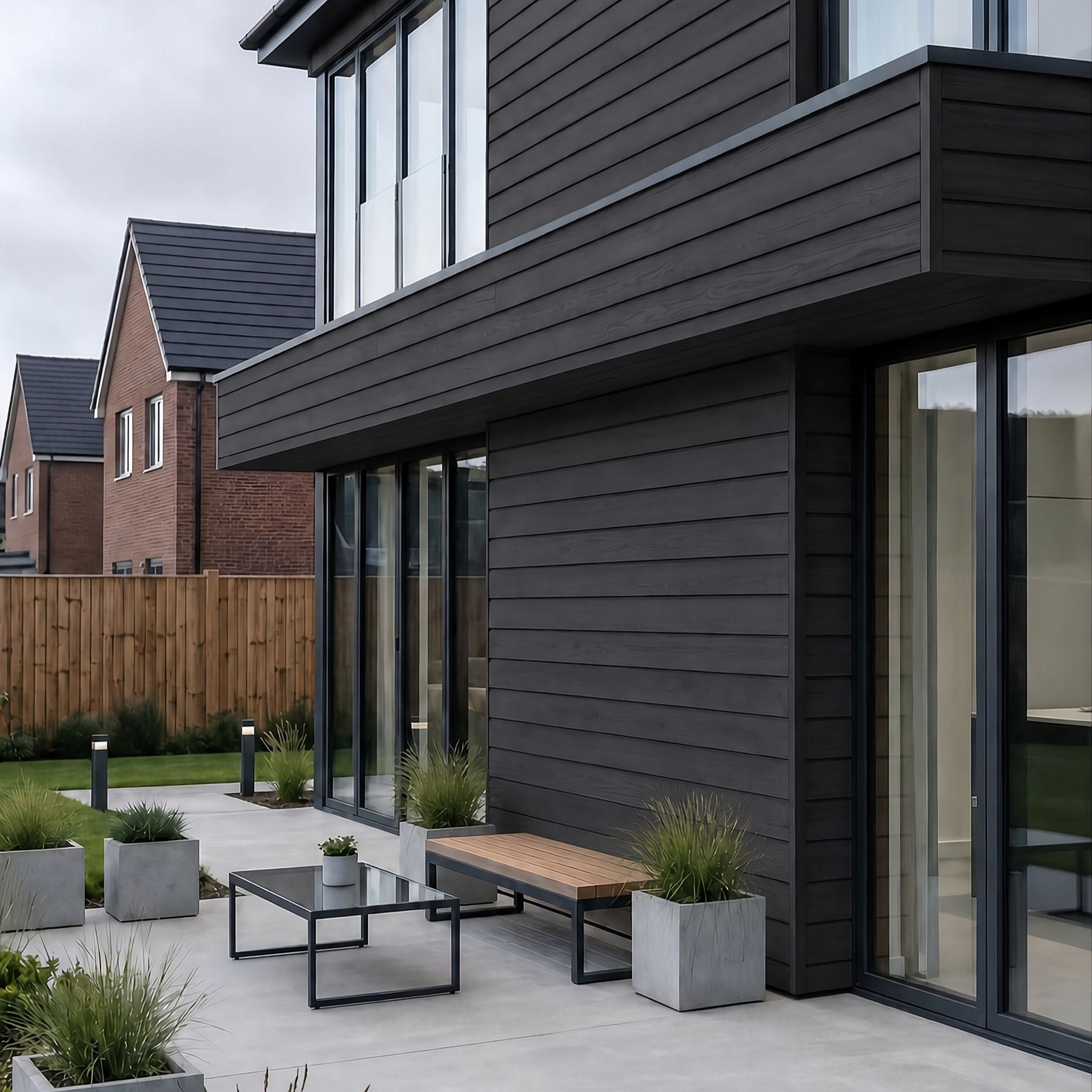 2.9M Flat Face Composite Cladding (Range of Colours)