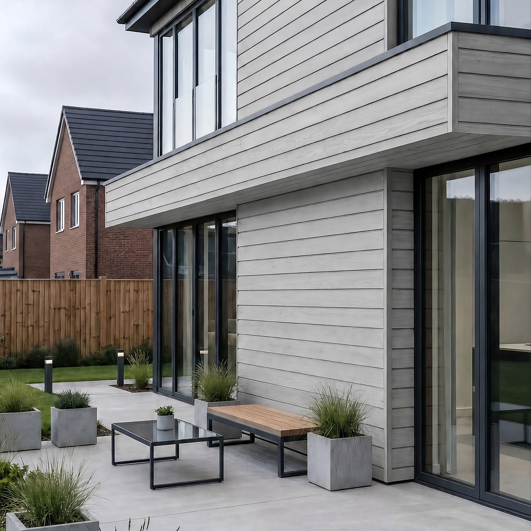 2.9M Flat Face Composite Cladding (Range of Colours)
