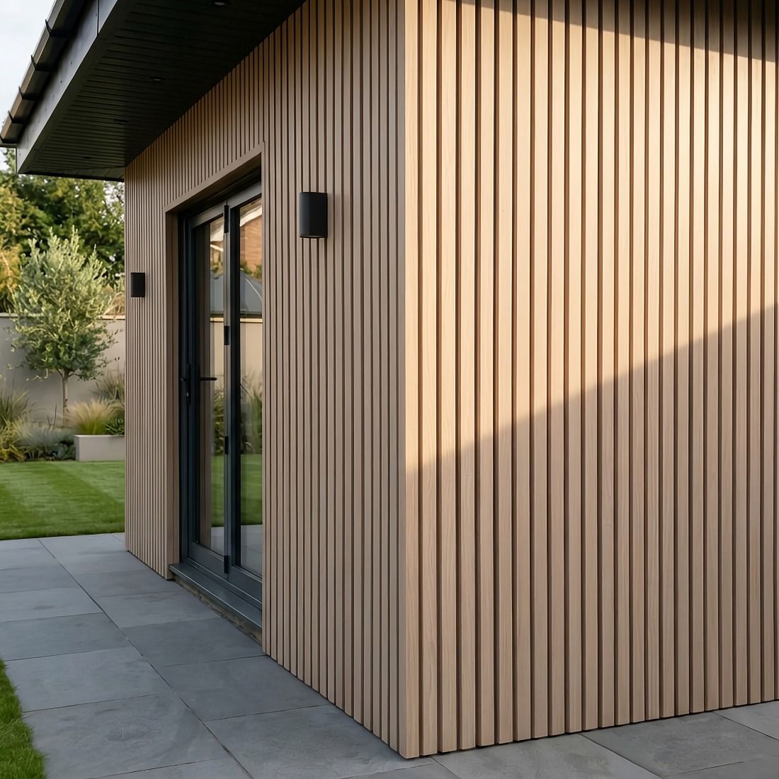 Composite Outdoor Wall Panel - 2.4 m × 0.15 m (Range of Colours)