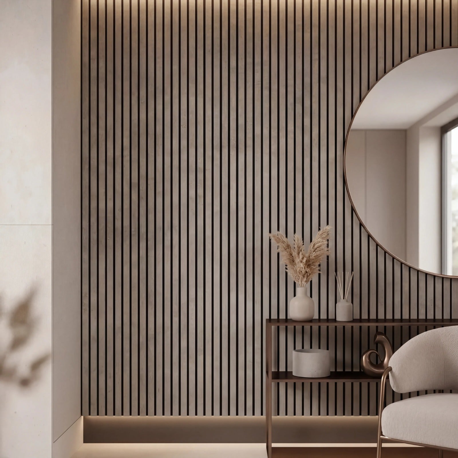 Premium Concrete Coloured Wall Panel - 240cm x 60cm