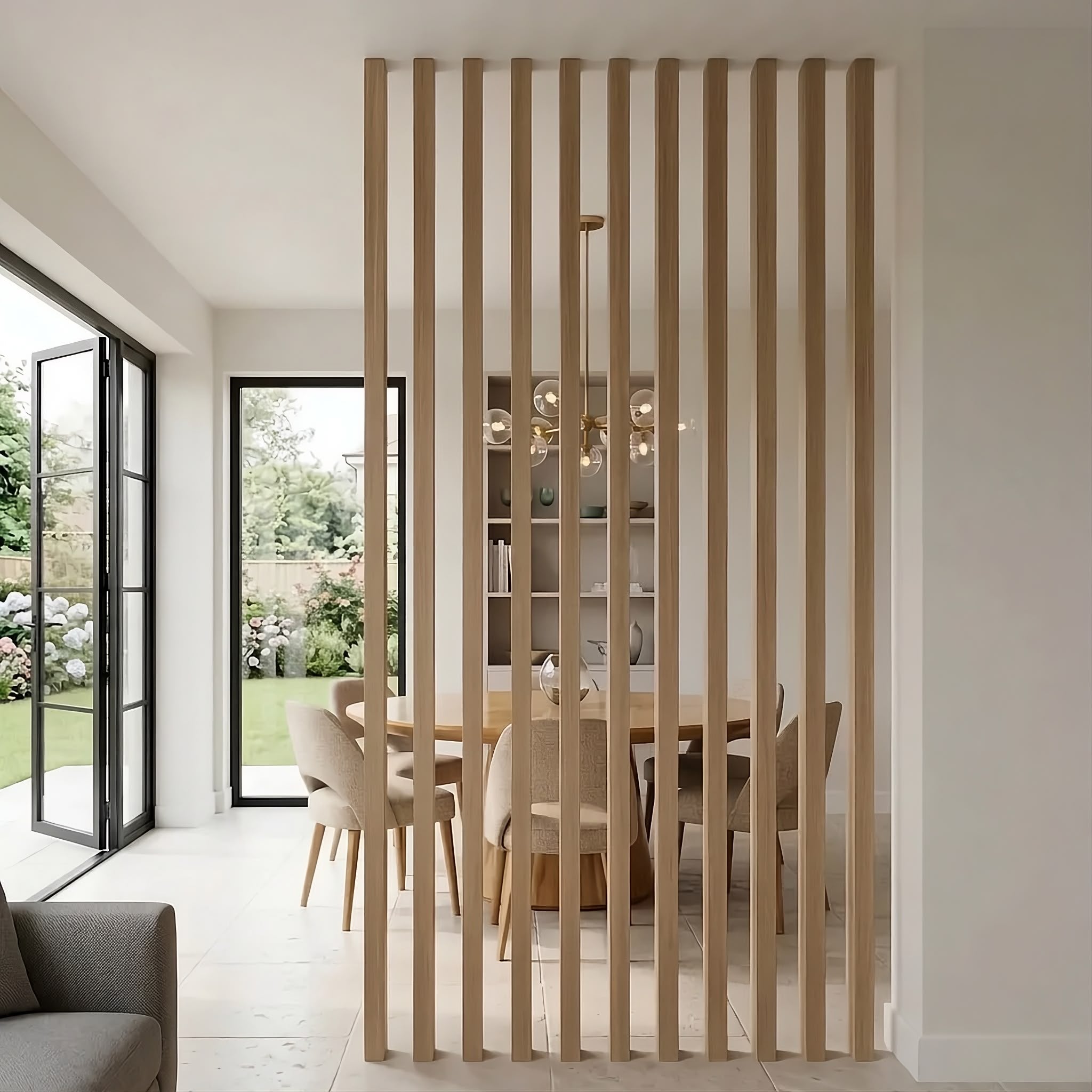 Slatted Room Divider - 280cm (Multiple Colours)