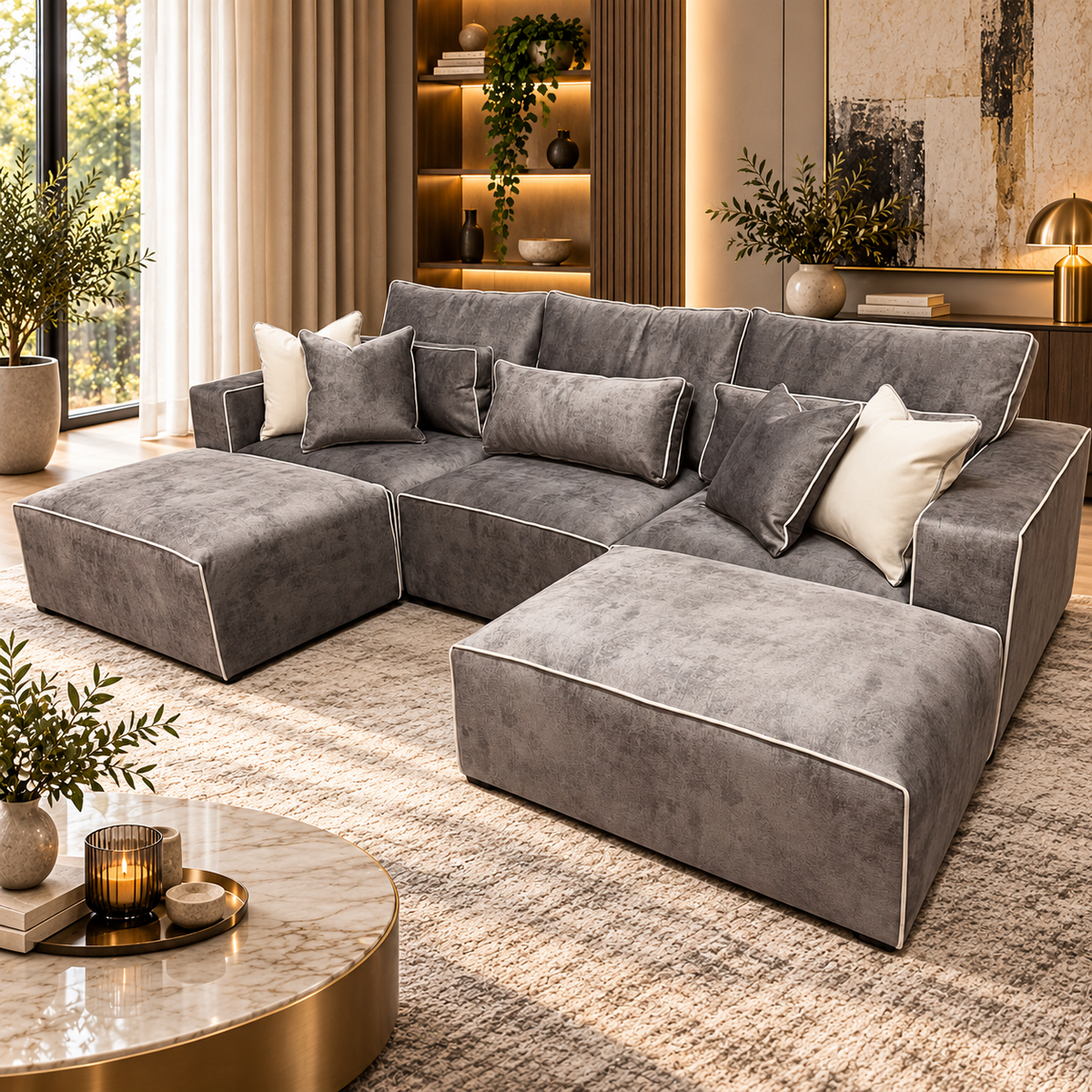 Luxury Sofa Collection – Multiple Sizes & Colours