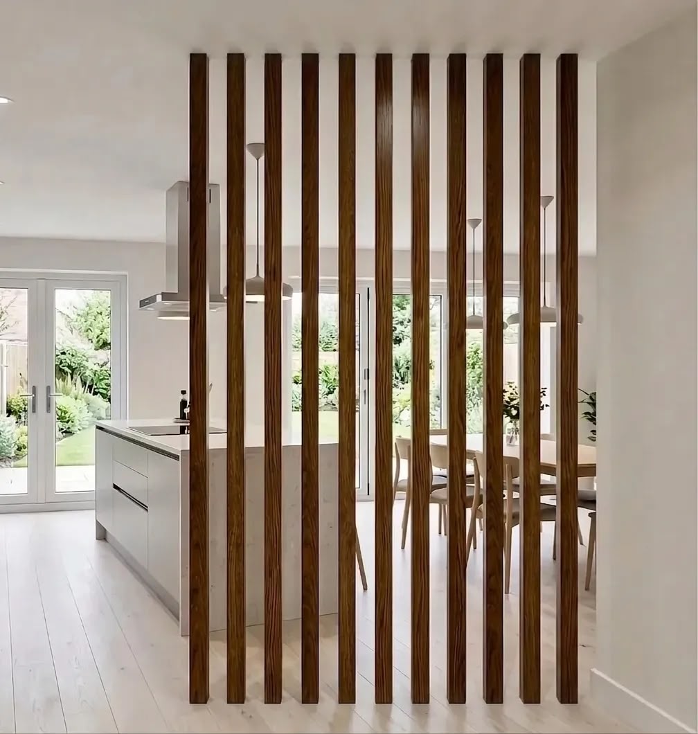 Slatted Room Divider - 280cm (Multiple Colours)