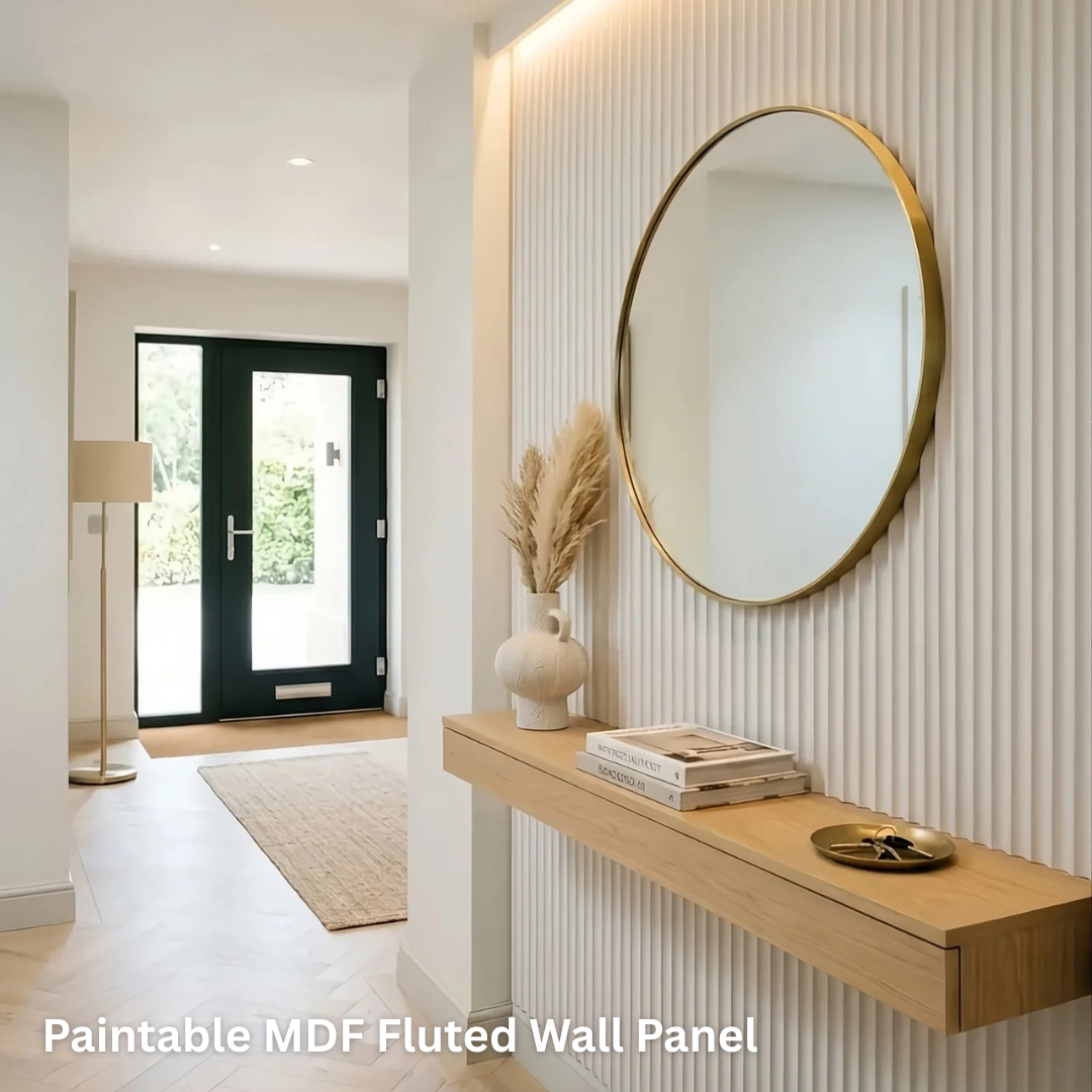 Premium Acoustic Slatted Wall Panel (Multiple Colours)