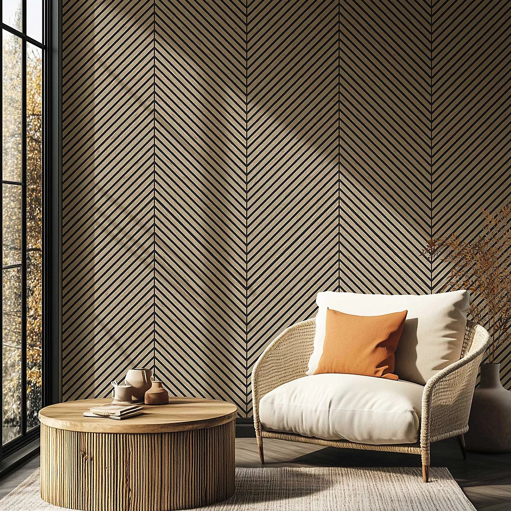 Premium Herringbone Wall Panel 240cm x 60cm ( Multiple Colours)