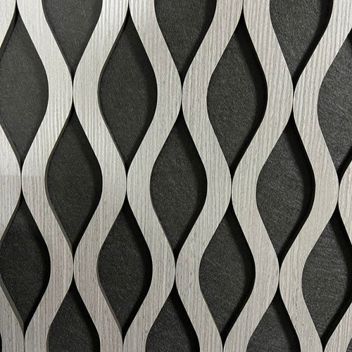 Acoustic Wall Panels - Wave Shape (Grey)
