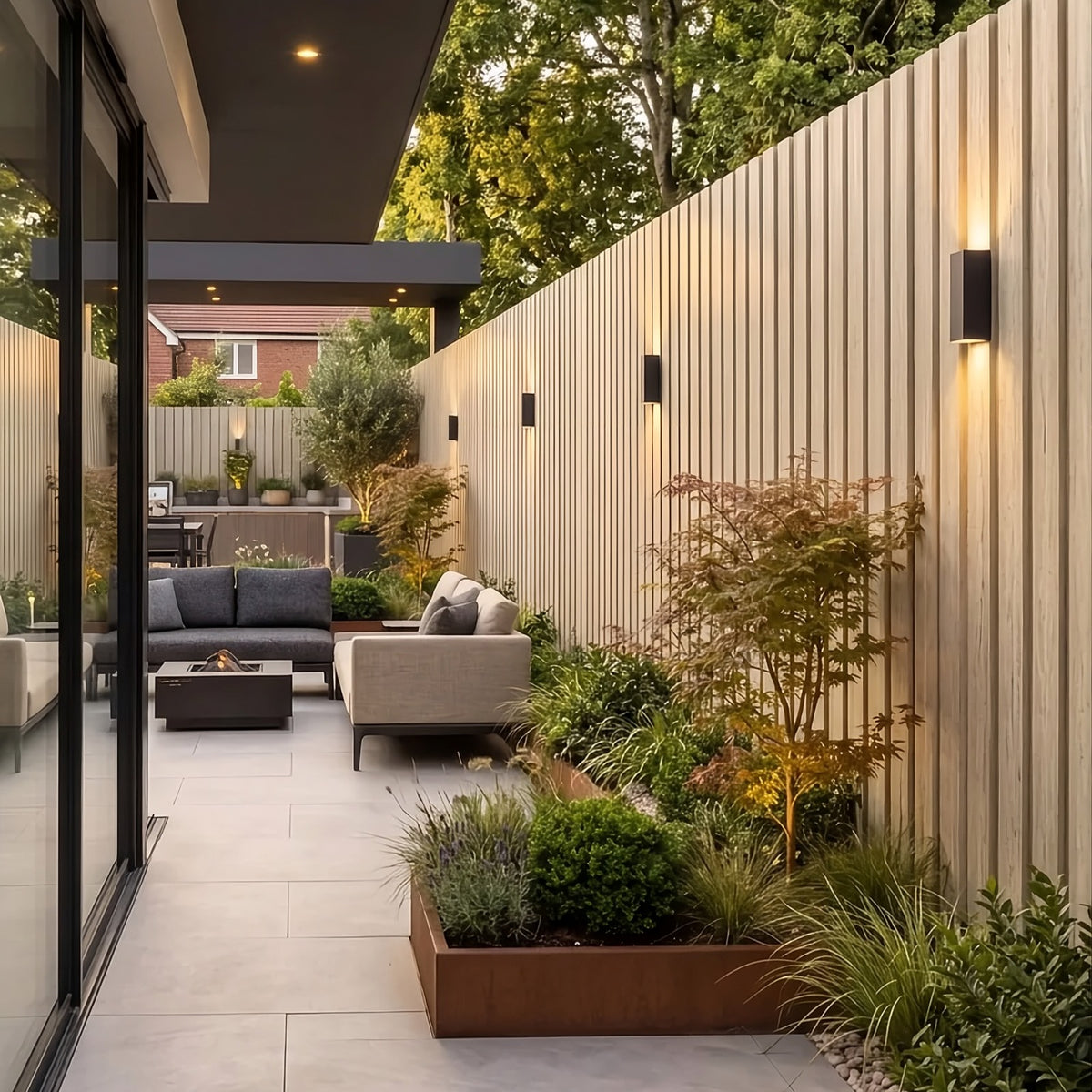 Outdoor Seamless Wall Panels – Concrete Collection (16 Panels Per Pack) (Multiple Colours)
