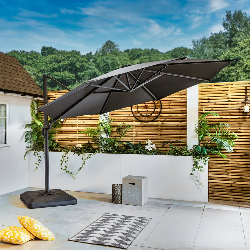 Dark Grey Premium Parasol 300cm