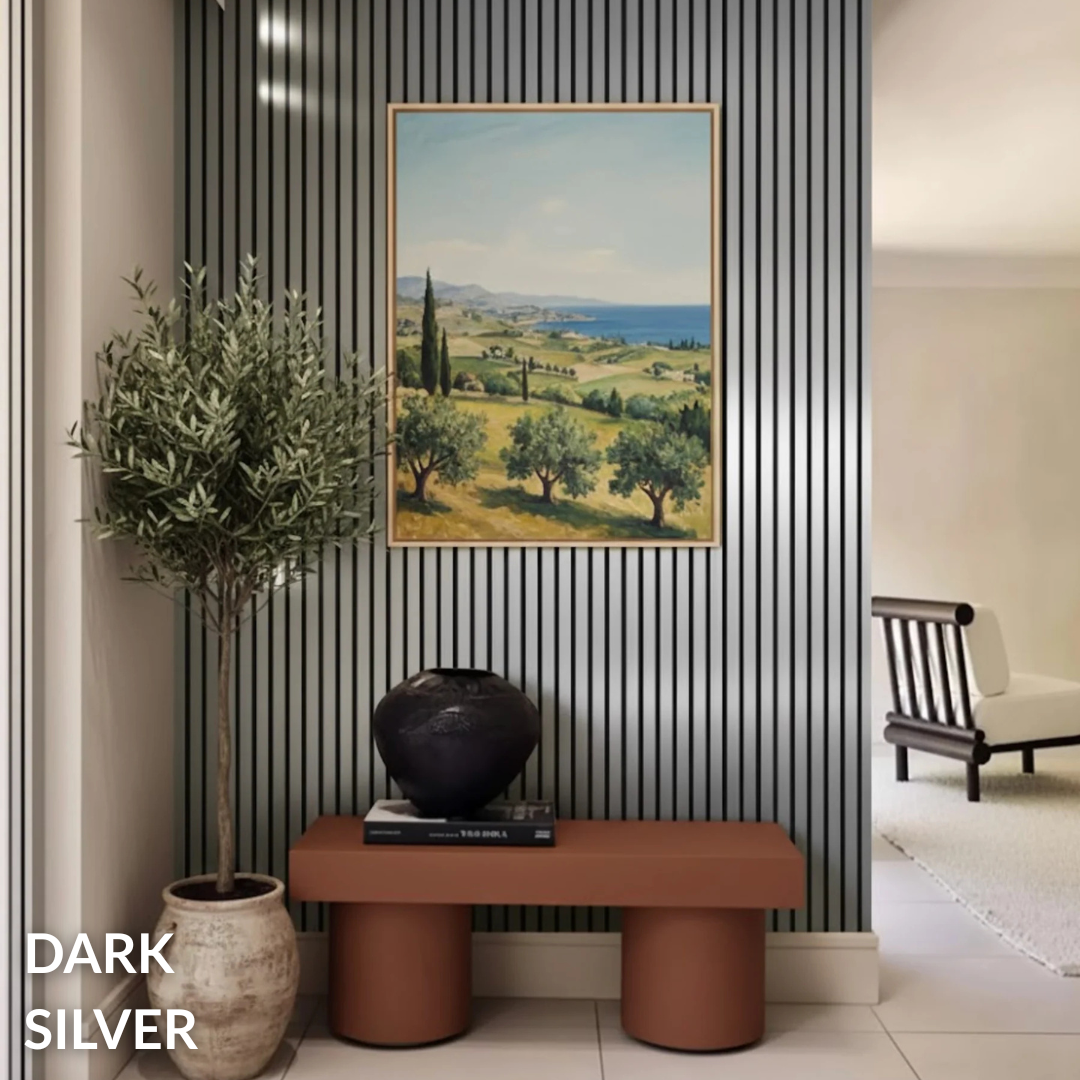 Premium Acoustic Slatted Wall Panel (Multiple Colours)