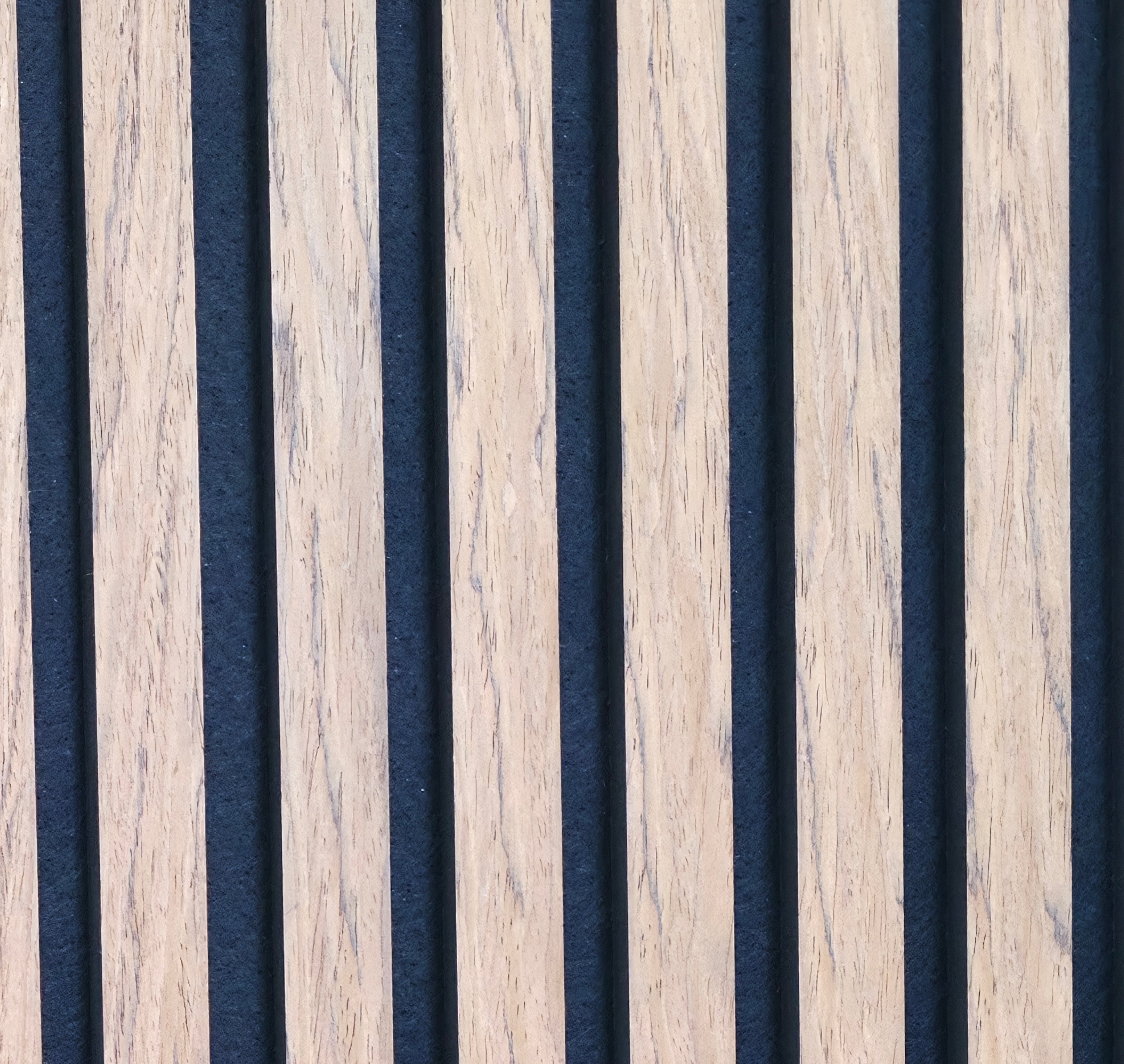 240cm x 60cm Acoustic Slatted Wall Panel (Multiple Colours)