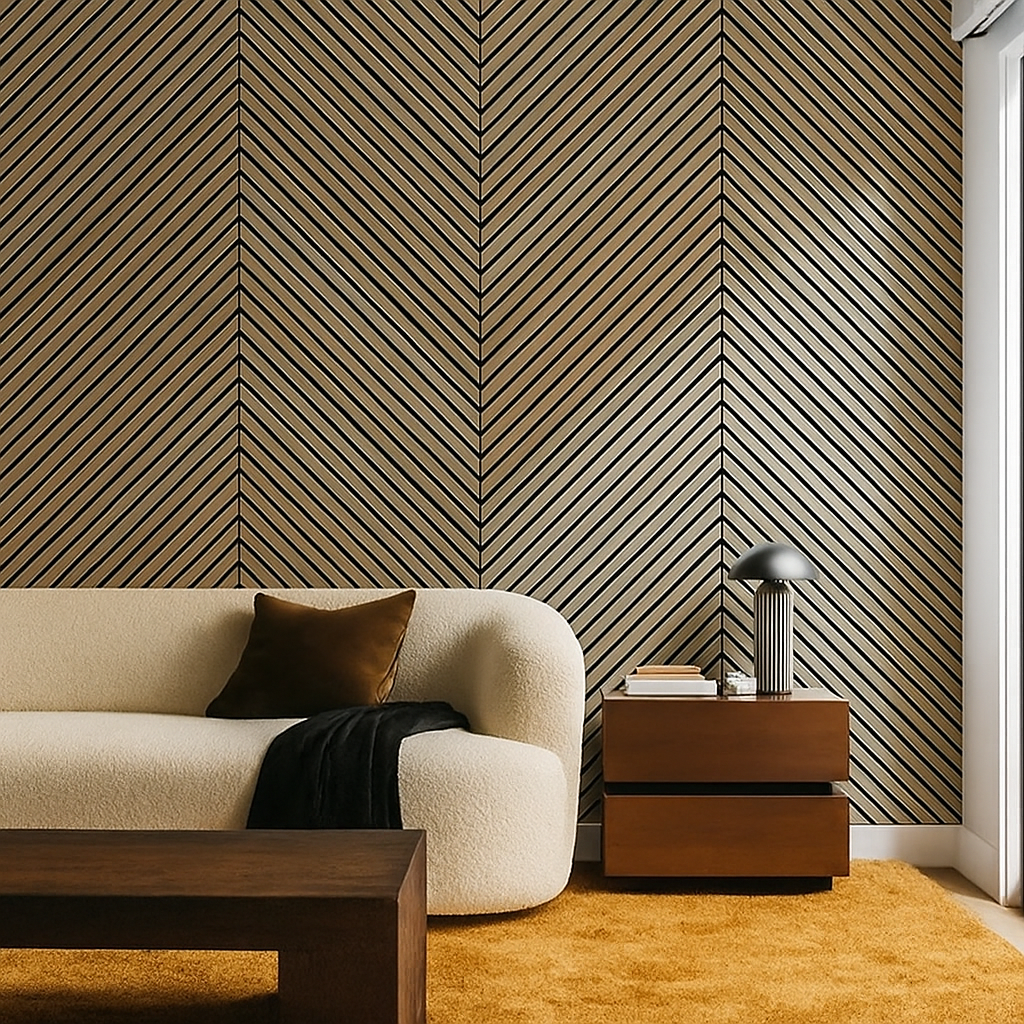 Premium Herringbone Wall Panel 240cm x 60cm ( Multiple Colours)