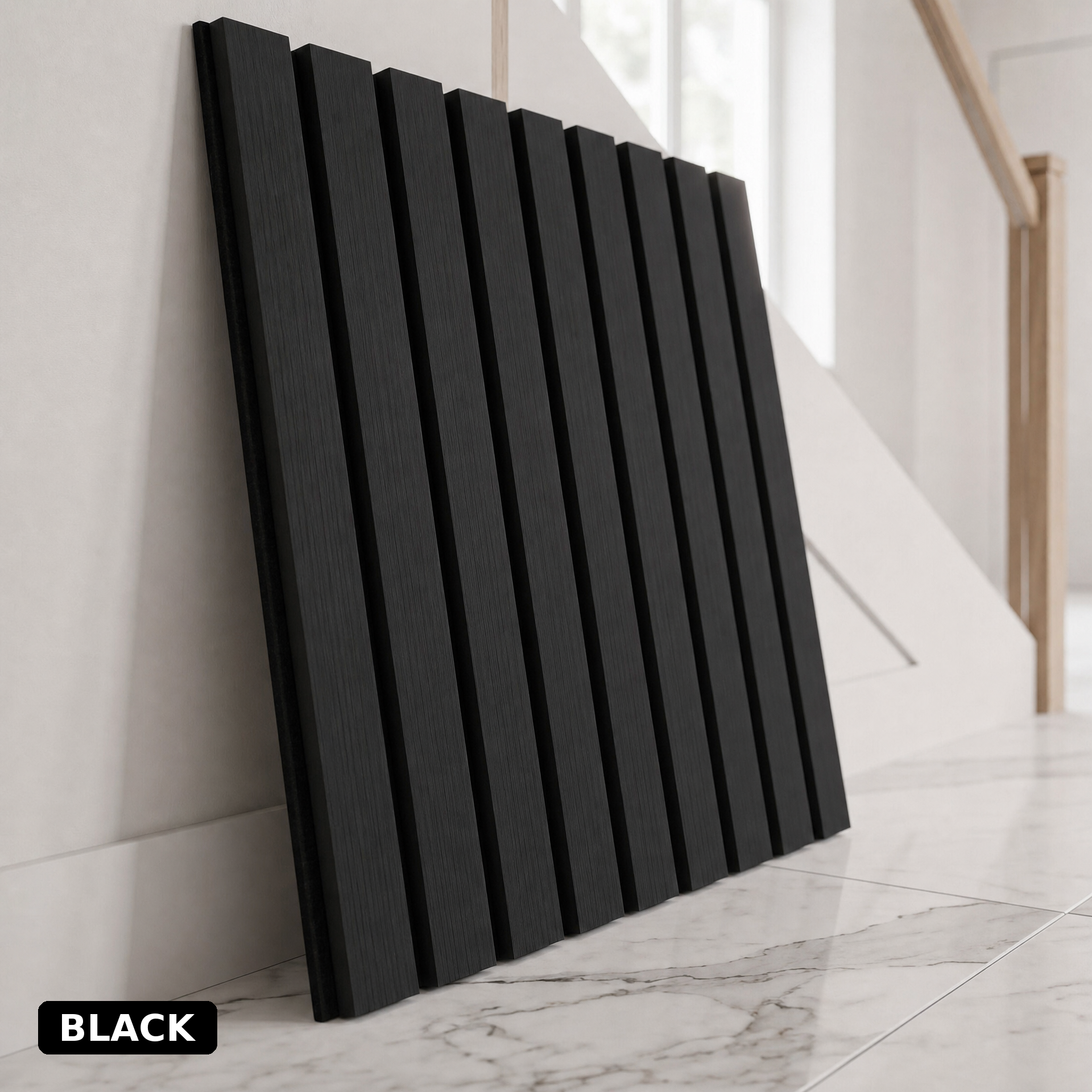 Premium Acoustic Slatted Wall Panel (Multiple Colours)