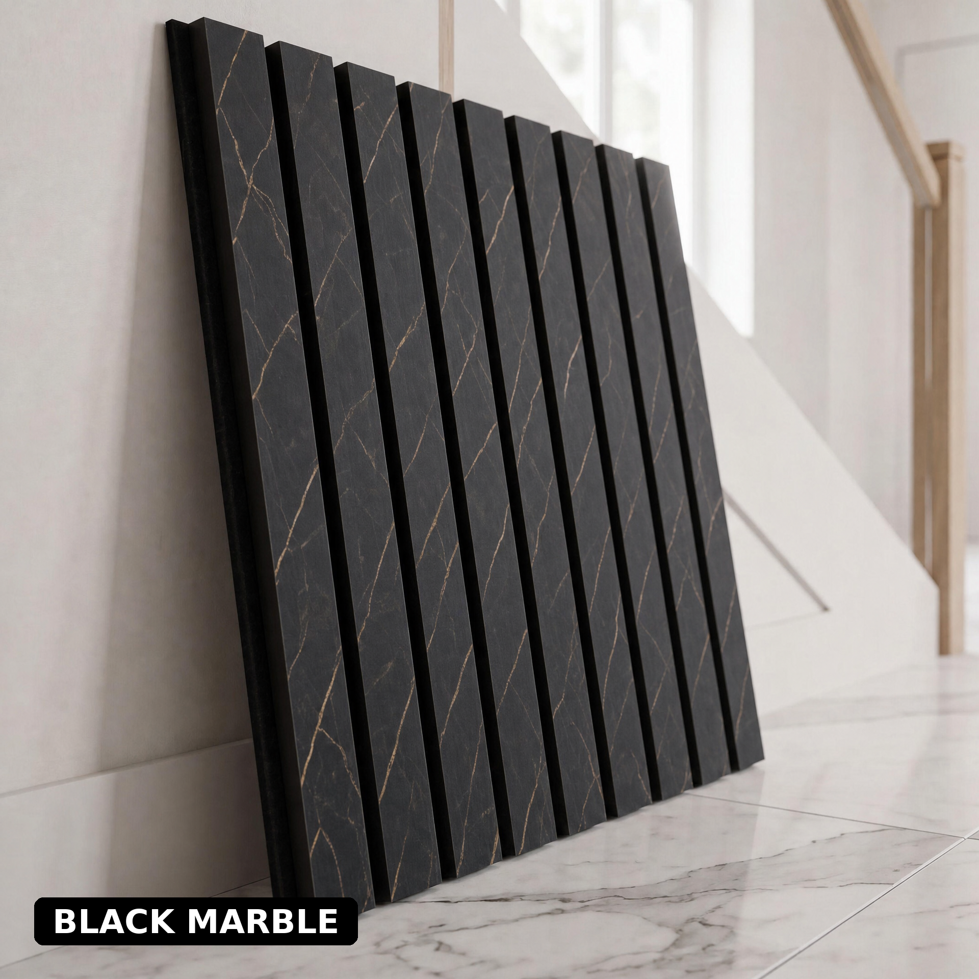 Premium Acoustic Slatted Wall Panel (Multiple Colours)