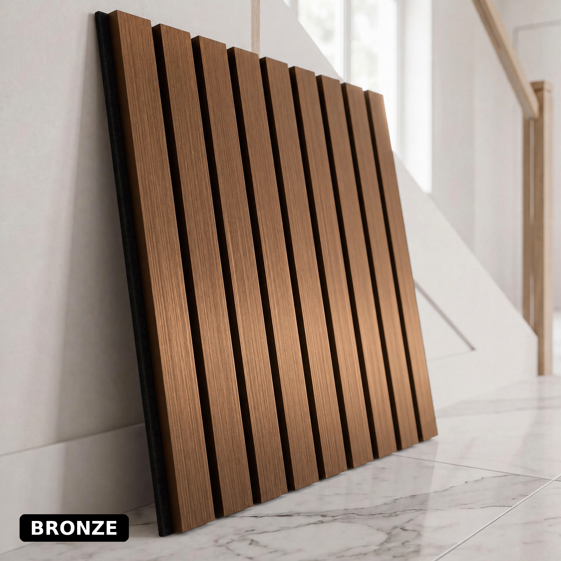 Premium Acoustic Slatted Wall Panel (Multiple Colours)