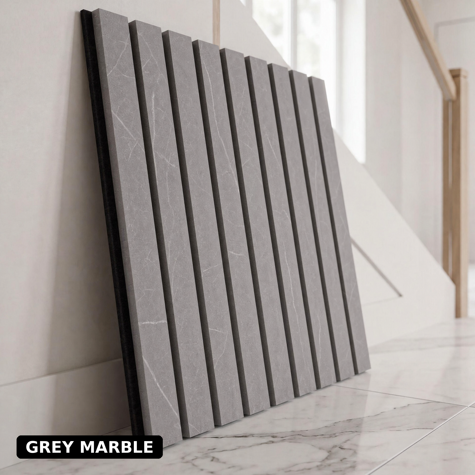 Premium Acoustic Slatted Wall Panel (Multiple Colours)